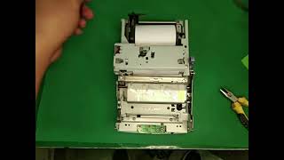 EPSON TM-U220 POS Printer:  Print head, Cartridge Gear Removal and Installation