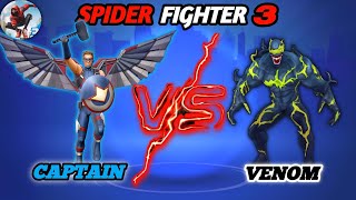 Spider Fighter 3 CAPTAIN Vs VENOM Fight Gameplay  | Spider Fighter 3 Game Part- 103 (Android & iOS)