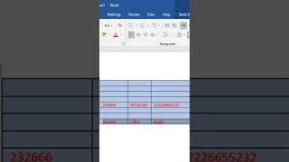 اتحكم في جداول word بضغطة زر بحركة جامدة #shorts