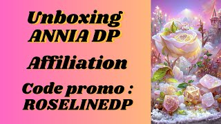 Unboxing partenariat Annia DP #affiliate @AnniaDP #diamondpainting #unboxing #arttherapy