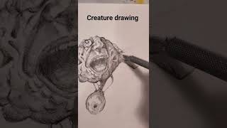 a old creature design drawing #drawing #pencilart