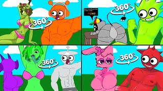 360º VR Incredibox Sprunki Gray x Wenda Sus Meme Full Compilation in 360° VR