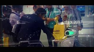 Sanbot robot at GITEX 2017