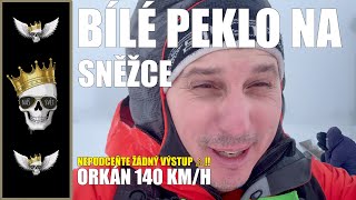 SNĚŽKA 1603 - Výstup se změnil v bílé peklo s orkánem 140km/h [SILVESTROVSKÝ SPECIÁL 2023]