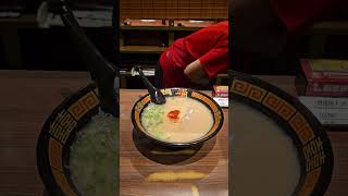 🍜 serving Ichiran Ramen @Ichiran Taipei 🍜 #taipei #ramen  #shorts