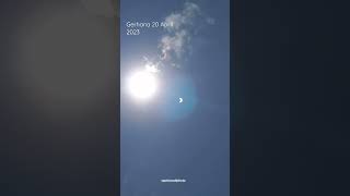 Gerhana 20 April 2023 #magelang #fyp #gerhana #eclipse #shorts