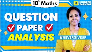 10th Maths 2nd Mid Term Question Paper Analysis | Important Questions | #10thmaths #centumhacks