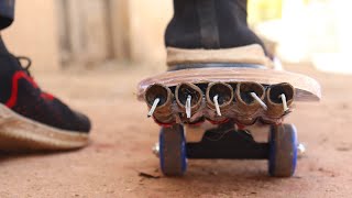 Skateboard vs PowerFull Rocket - आज तो हाथ जल गया ||