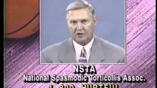 Jerry West - Spasmodic Torticollis 30 second Public Service Announcment