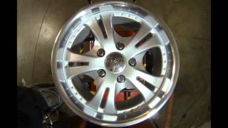 Vision Wheels 539D Silver Machined