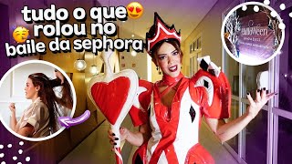 COMO FOI O BAILE DE HALLOWEEN DA SEPHORA 2023 | FANTASIA, MAKE, CABELO EM VLOG