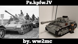 LEGO Pz.kpfw.lV Review + Instruction by. _wehrmachtspanzer.brick_ ft. ww2mc