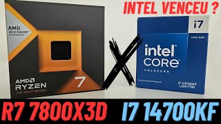 i7 14700KF vs Ryzen 7 7800X3D - Qual o melhor CPU para games ?