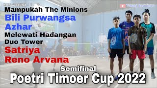 Laju The Minions Coba Dihentikan Duo Tower ll Semifinal Poetri Timoer Cup 2022