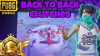 Back To Back Clutches 😍🔥 90 FPS | Gameplay |Pubg Mobile #kahuta