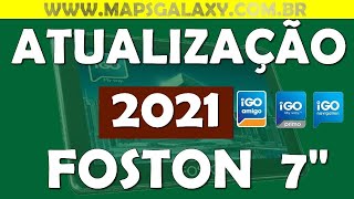 Atualização 2021/2022 GPS Foston 7 polegadas - Mapas Download R$77,00 | TUTORIAL