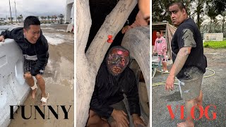 Abu_Shanab funny Vlogs 1 If You can't  Laugh You Are Sack #Abushanab #Allawi #Kossah