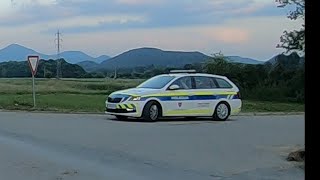 1.6.2022 Konjiški policaj v avtu pri Hofru Slovenske Konjice