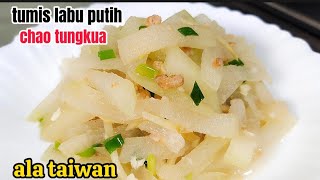 simple...! cara masak tumis labu putih ala taiwan