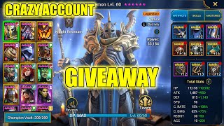 CRAZY ACCOUNT GIVEAWAY - RAID: Shadow Legends