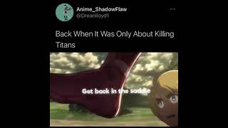 Back when it was only About Killing Titans 😢| Anime Shorts 🔥| Attack on Titan