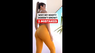 🍑 3 big booty mistakes #shorts