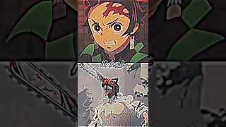 Tanjiro vs Denji #whoisstrongest #anime #versus