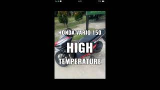 Honda vario 150 high temperature