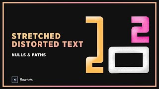 Stretched DISTORTED Typography TEXT In After Effects | After Effects Tutorial 2020