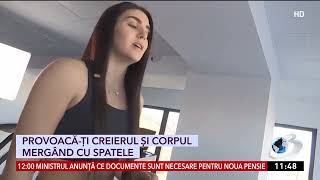 Provoacă-ţi creierul şi corpul mergând cu spatele pe banda de alergat