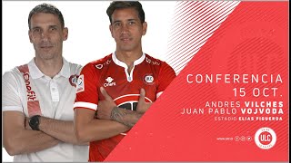 Andrés Vilches y Juan Pablo Vojvoda analizan el triunfo sobre Santiago Wanderers en Valparaíso