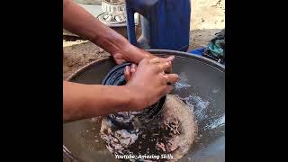 Wheel hub Greasing with basic tools & Amazing Skills #shorts