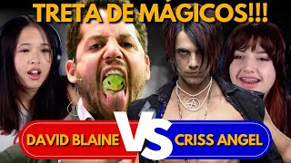 EXPOSED DA TRETA: Criss Angel vs David Blaine + Crianças assistindo as mágicas deles pela 1ª vez!