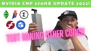 NVIDIA CMP 170HX Test Mining Other Coins ETC RVN ERG FIRO FLUX | Crypto Mining 2022 ξ ₿ 香港加密貨幣挖礦