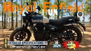 Hunter 350 Ownership review😍|MustWatch video| BS VI|2024|E20|You should buy or not? @Tripperbaba7