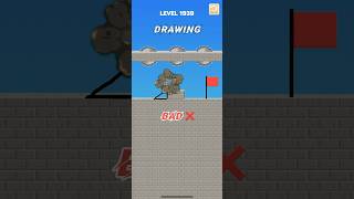 Draw bridge puzzle game level 1939 #gaming #drawing #Shorts