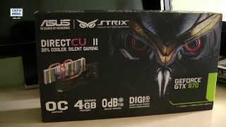 Nvidia GTX 970 Unboxing | ASUS STRIX 4GB