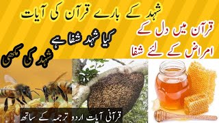 Quran Mein Shahad (Honey) Ki Tareef Aur Fazilat: Urdu/Hindi Translation