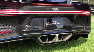 2018 Bugatti Chiron (Exhaust, Drive Off) @ Greenwich Concours D'Elegance