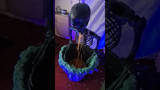 How to Make DIY Puking Skeleton Halloween prop decoration