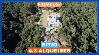 Sítio de 4.3 alqueires à venda em Piedade-SP.