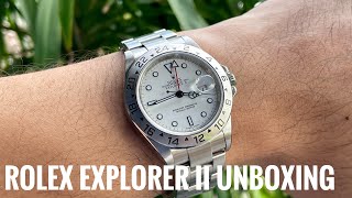 Rolex Explorer II 16570 Rude Unboxing