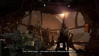 Dead Space introduction scene to maintenance room