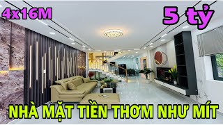 Nhà mặt tiền chủ định cư mỹ bán gấp rẻ hơn lô đất.Dt:4x16 M đường 12 M giá 5,8 tỷ TL