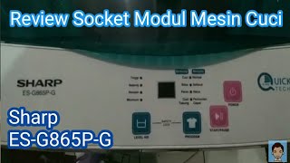 Review Socket Mesin Cuci Sharp