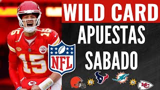 Las Mejores Apuestas del SABADO de NFL | PLAYOFFS Ronda de Comodines