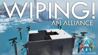 We Started Wiping The TEAMING Server Alliance!! Ark Survival Ascended PVP E10