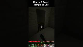 POV: You Find A Desert Temple #gaming  #minecraft