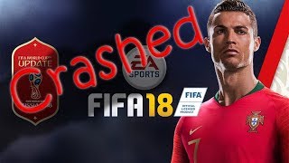 fifa 18 ultimate team & world cup officially crashed