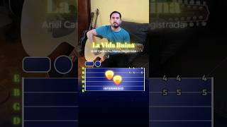 La Vida Ruina | Tutorial Requinto Tabs #regionalmexicano #tutorial #shorts